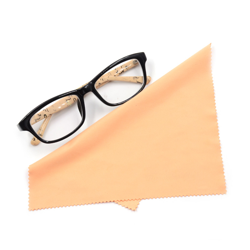 Custom logo printed microfiber spectacles cloth