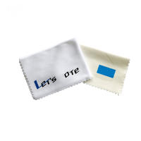 Microfiber Optical Lens Cleaning Cloth Custom Silk Screen Printing  Logo